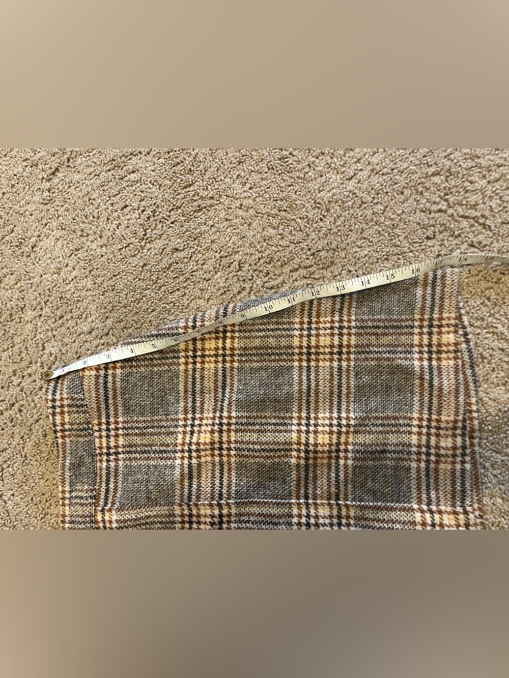 Altar'd State Plaid Zip-Front Mini Skirt in Gray & Brown - Picture 6 of 10